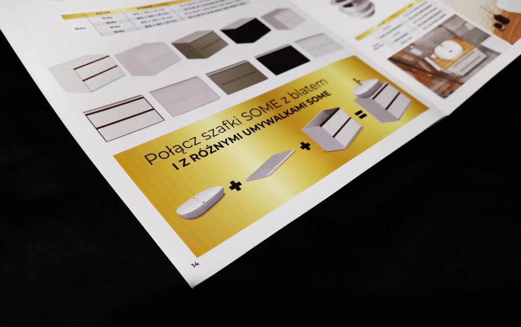 Złoty gradient w wydruku